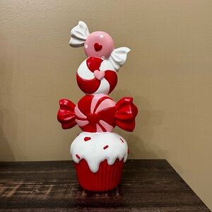 Red and White Candy Cupcake Decor